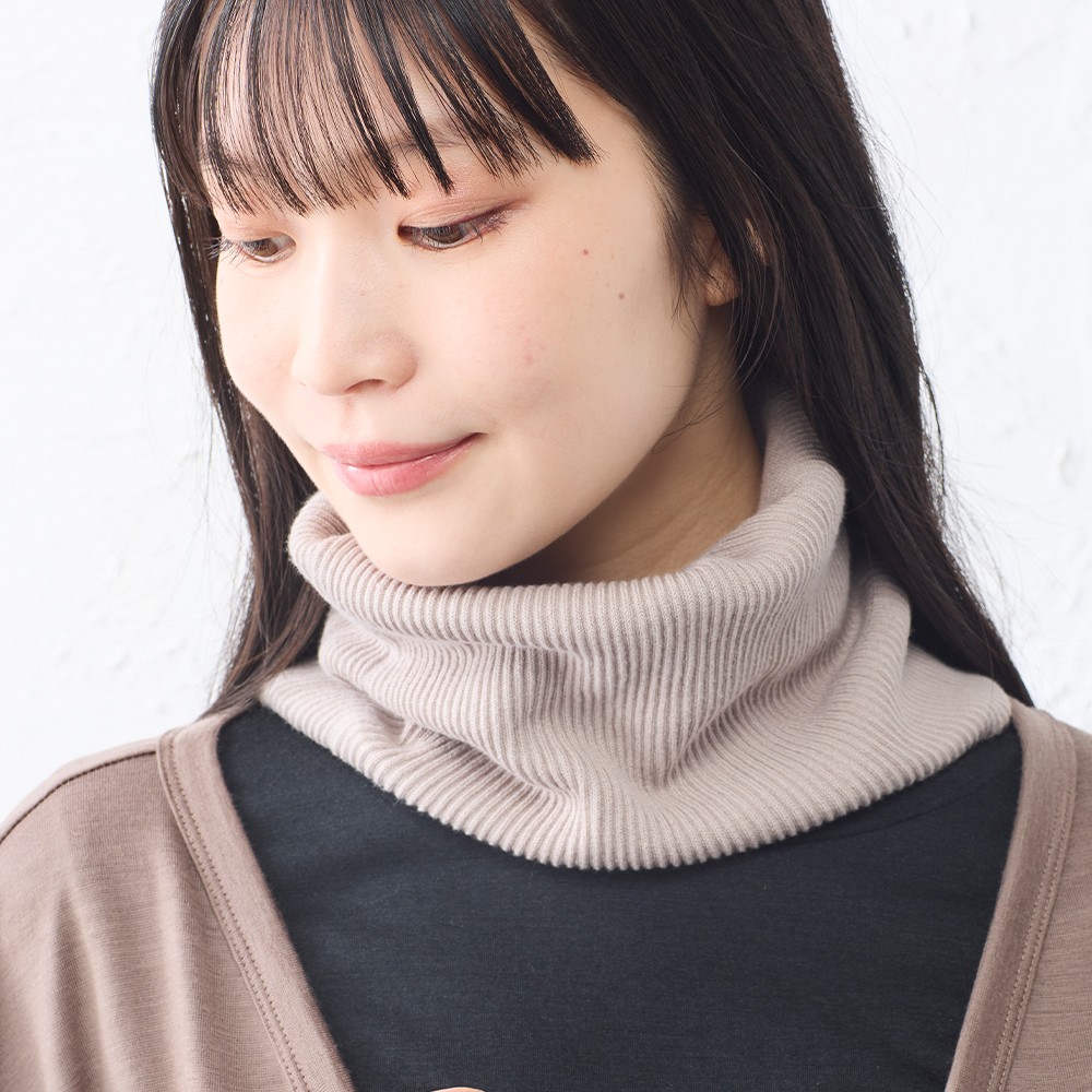 カシミヤシルク ネックウォーマー