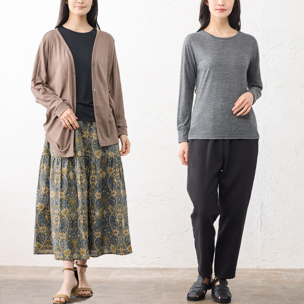 ハイネック カットソー