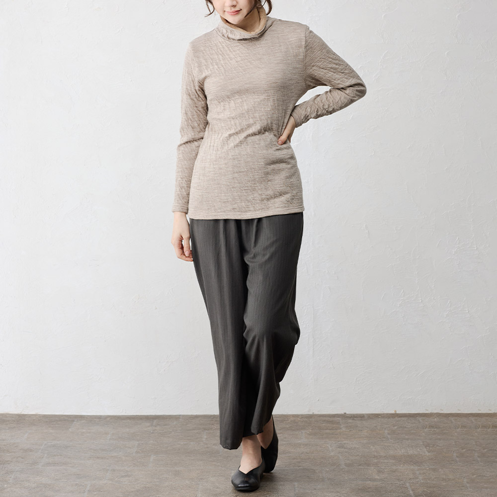 日本製 ワイドパンツ