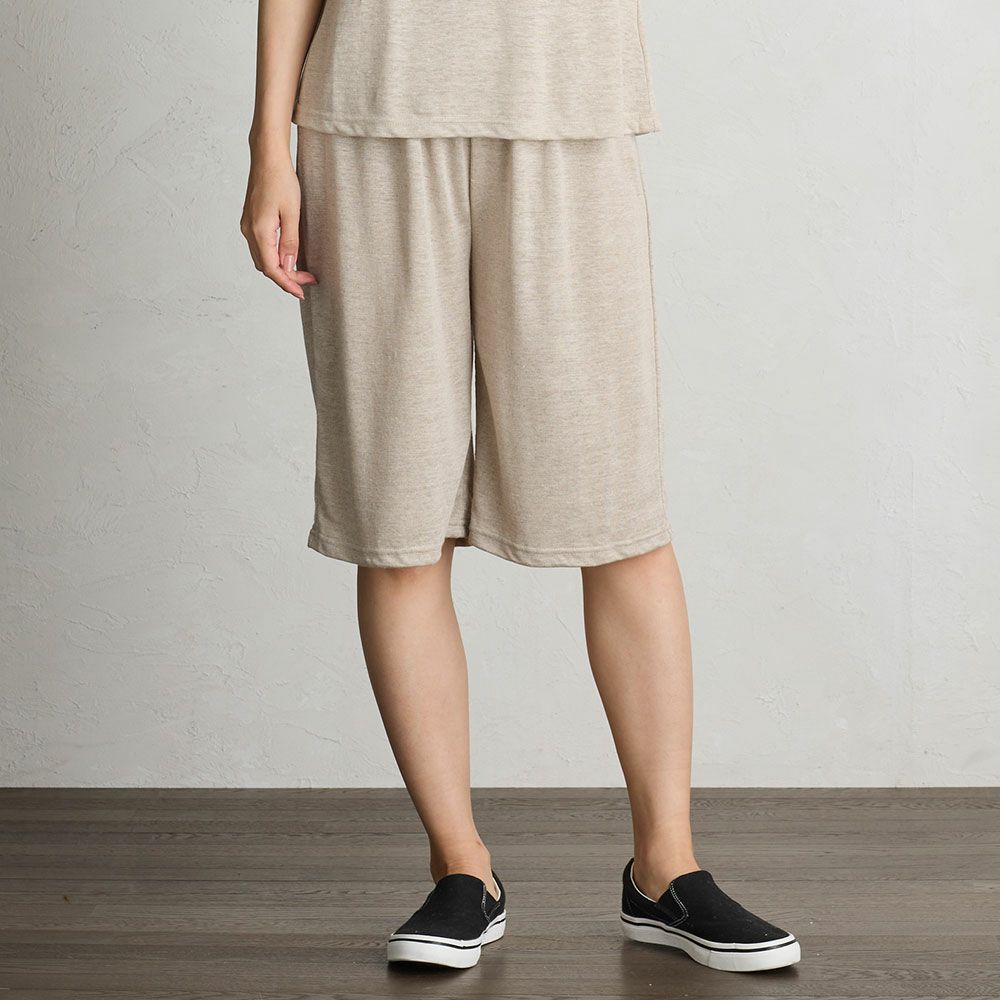 23SS ルクツル　リネンペチパンツ　ナチュラル 23SS ルクツルリネンペチパンツナチュラル