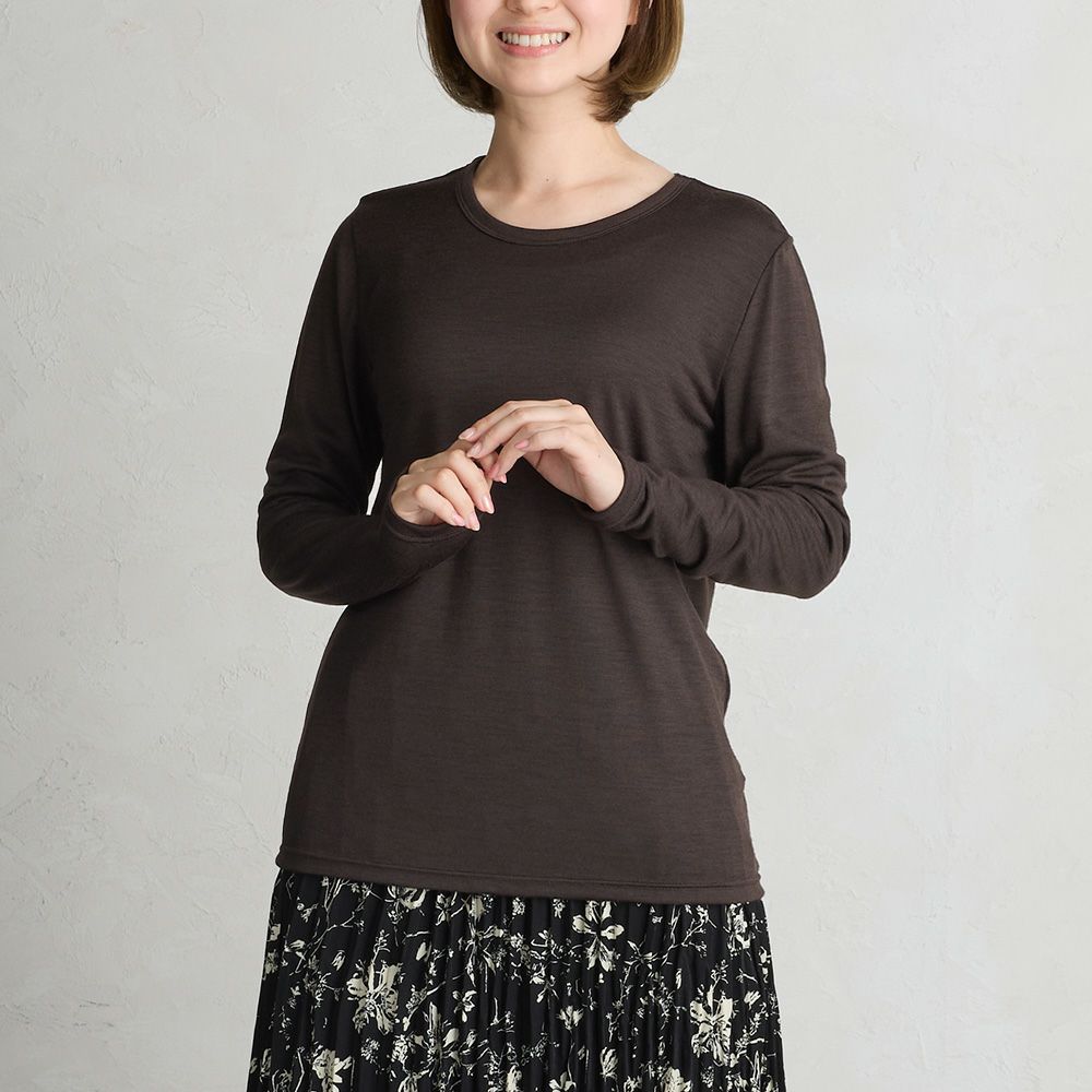 J.Crew クルーネック 飛びかかる 7分丈 メリノウールニット S