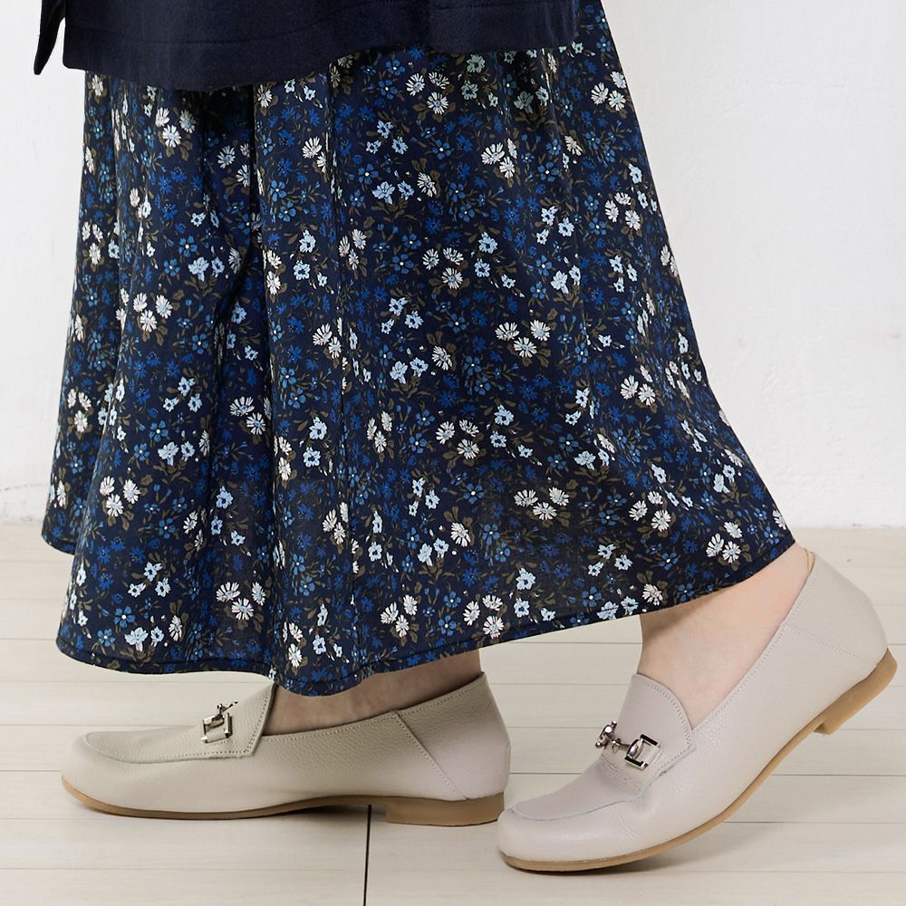 recipe】本革 ゆったりビットローファー 2way バブーシュ