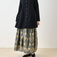 リバティプリント ロングスカート span公式オンラインショップ