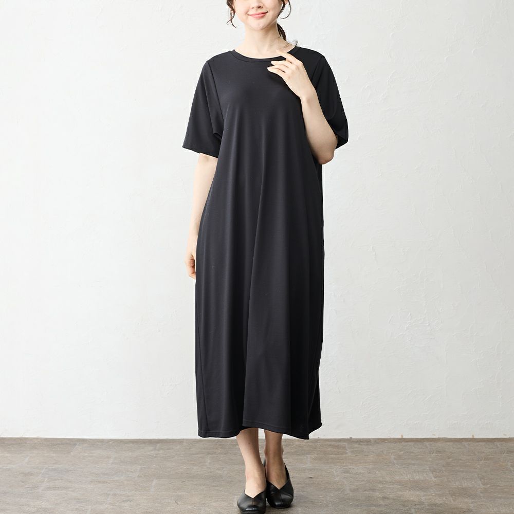 マジカル強撚コットン ロングワンピース span公式オンラインショップ