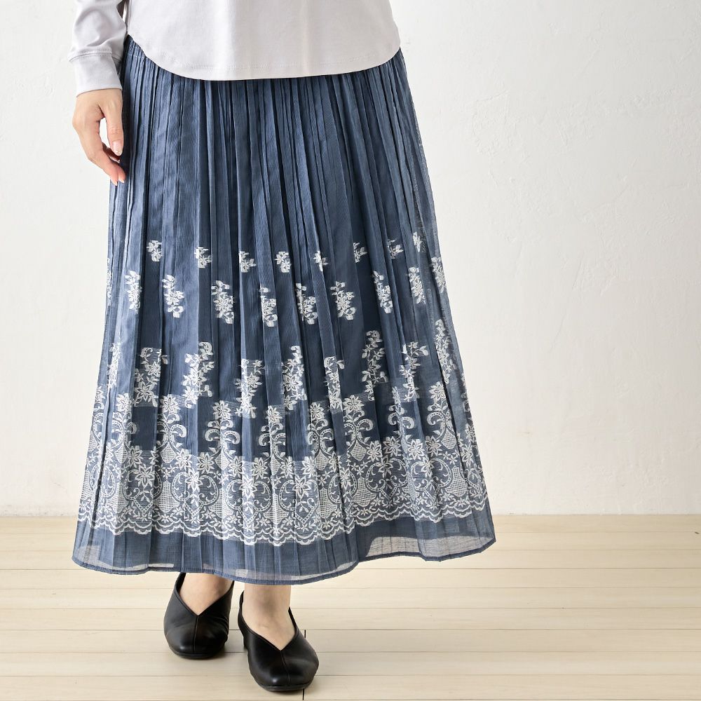 米沢織ジャガード柄 リバーシブルスカート 米沢織ジャガード柄  