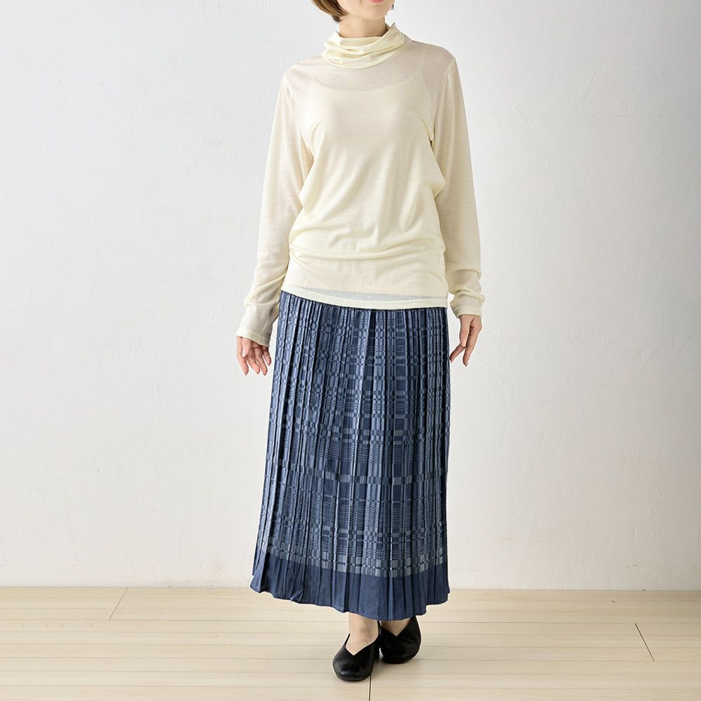 米沢織ジャガード柄 リバーシブルスカート 米沢織ジャガード柄