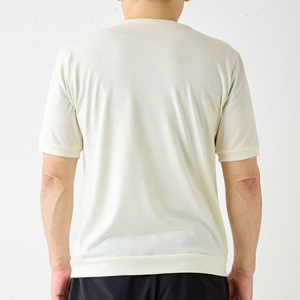 Super140's】メンズ メリノウール半袖Tシャツ span公式オンラインショップ