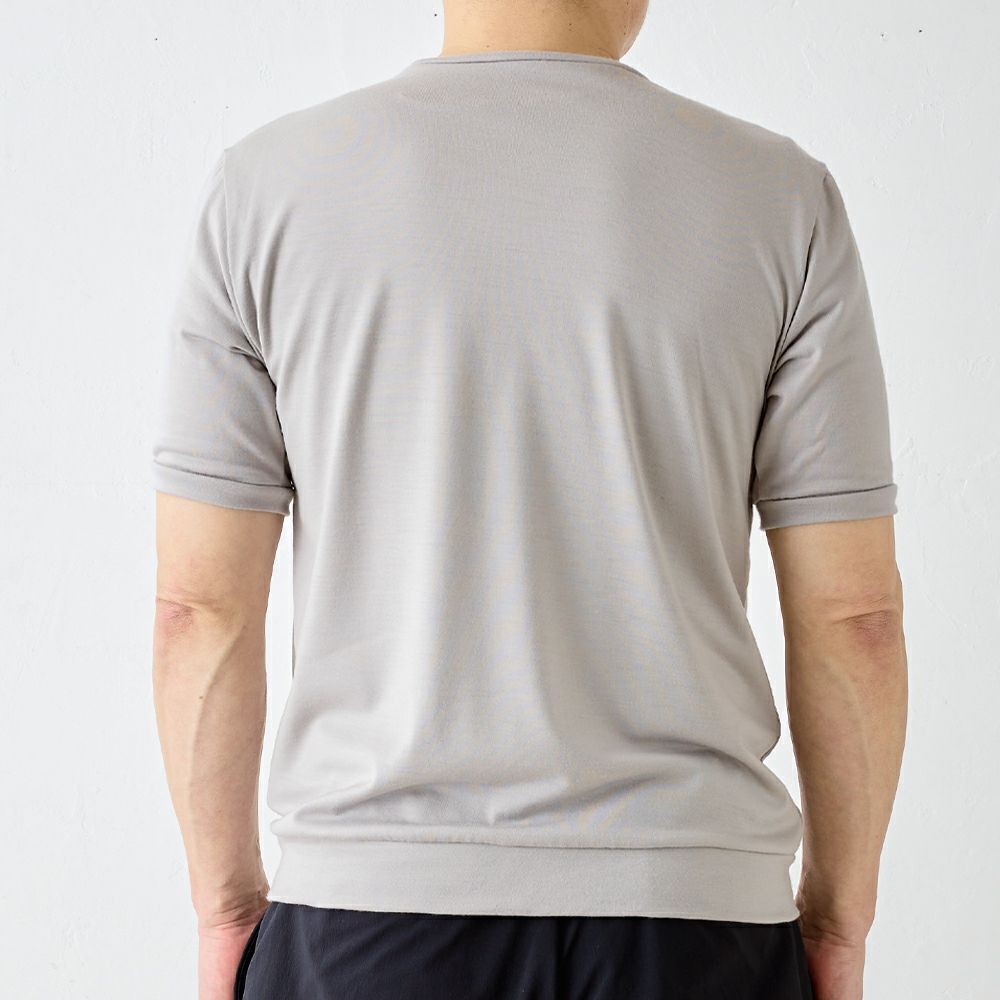Super140's】メンズ メリノウール半袖Tシャツ span公式オンラインショップ