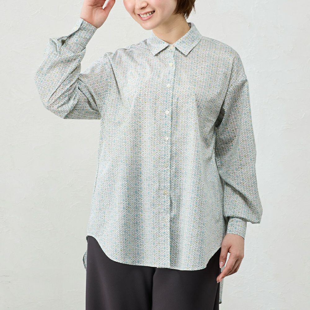 ヴィヴァプレスト　シャツ　ブラウス　　リバティ　ロッタ　タナローン SALE】<women>Vent d'ouest (ヴァンド ウェスト )リバティタナロ