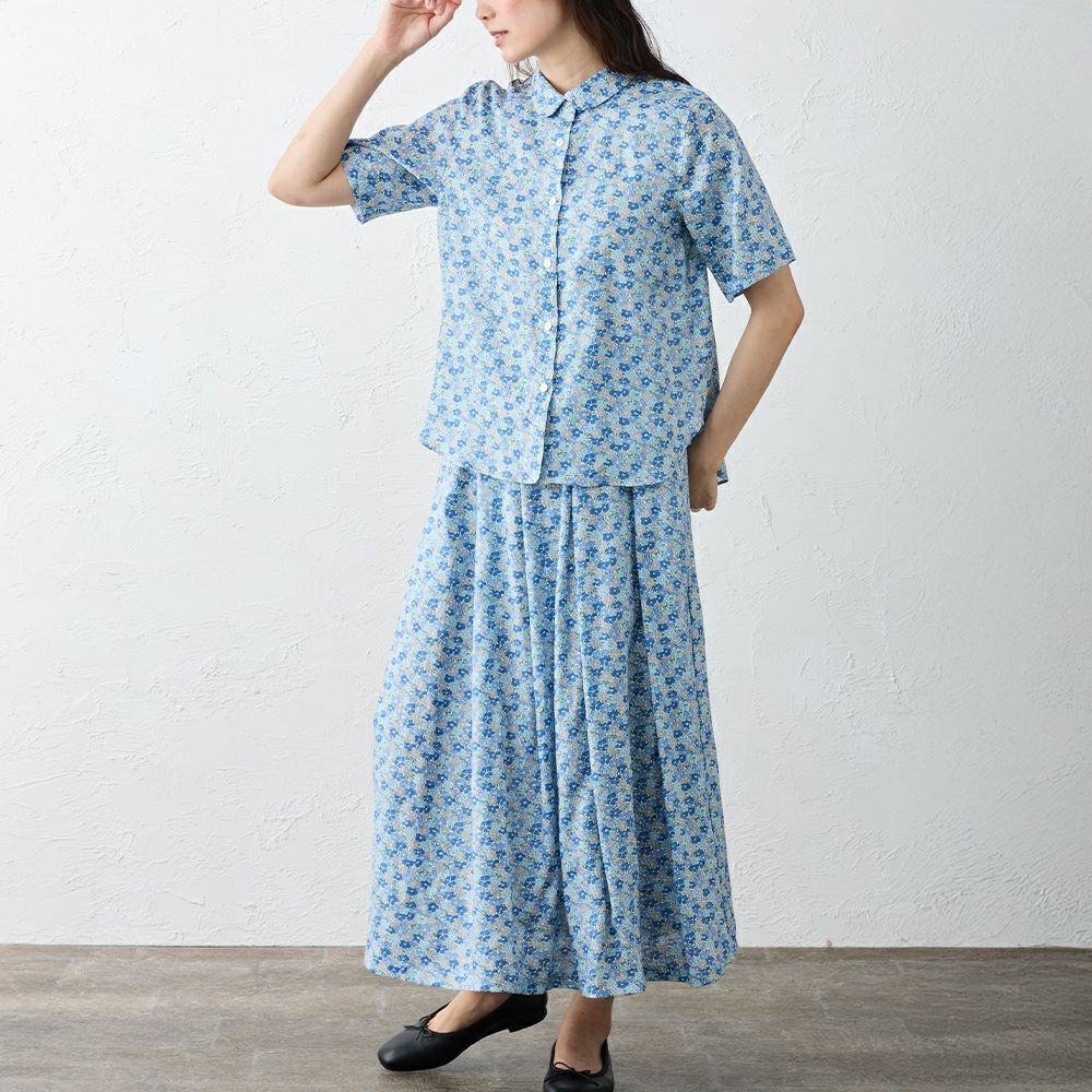 ina×LIBERTY リバティ リネンタックスカート ina×LIBERTY リバティ リネンタックスカート - メルカリ